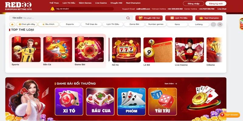 Cổng game Red88 mang đến sự uy tín và đảm bảo an toàn 