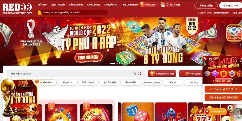 Giới thiệu về cổng game Red88